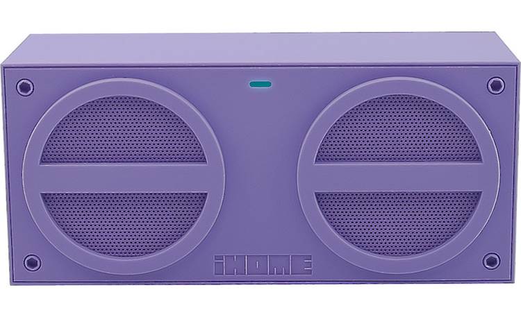 iHome iBT24 Purple - front view