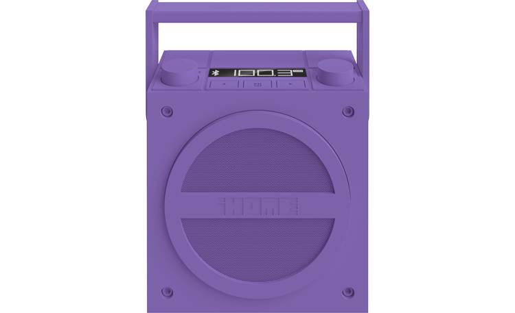 iHome iBT4 Purple - front view