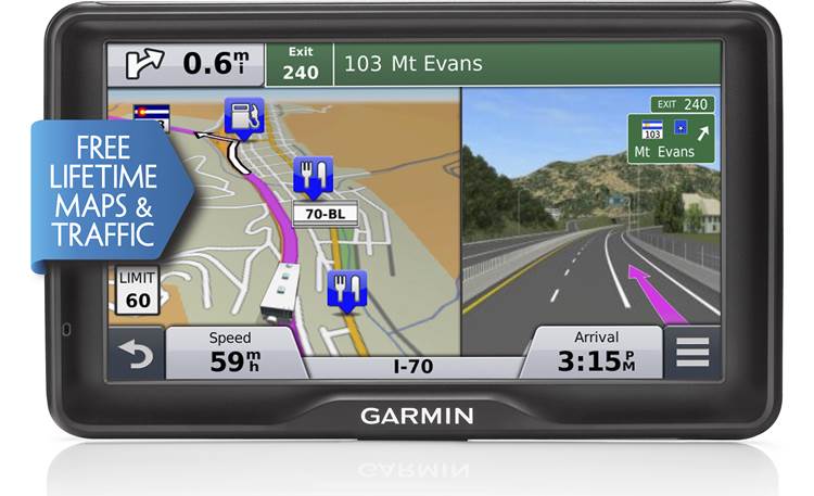 Garmin RV 760LMT Free traffic and map updates keep you current