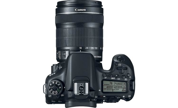 Canon EOS 70D Telephoto Lens Kit Top view