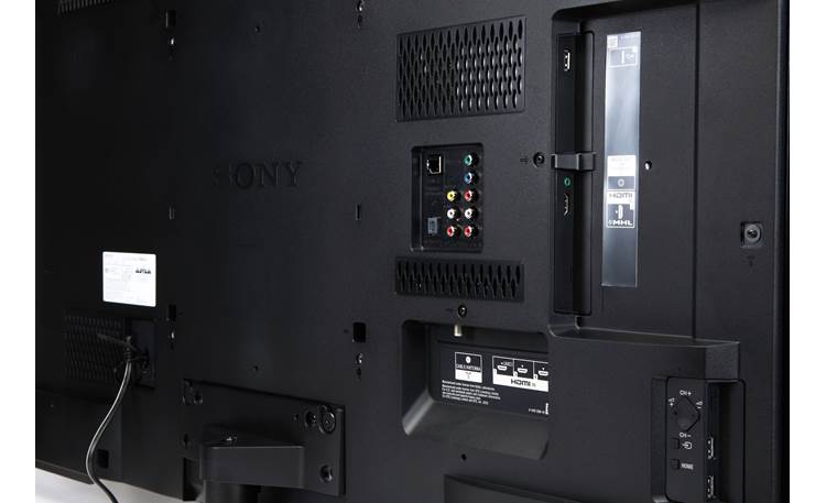 Sony KDL-55W802A Back view (A/V inputs)
