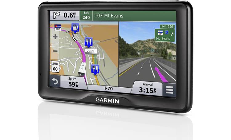 Garmin RV 760LMT Realistic views of upcoming exits and interchanges make things easier