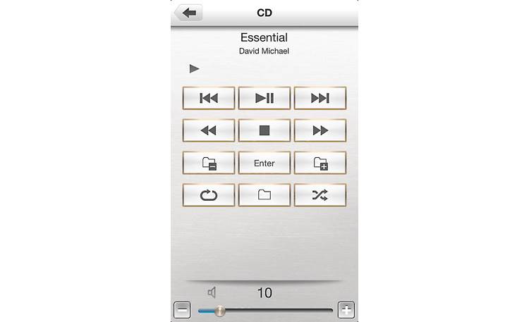 Marantz M-CR610 Control CD playback with the Marantz Remote app
