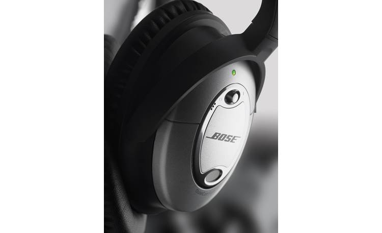 Bose® QuietComfort® 15 Acoustic Noise Cancelling® headphones Closeup of earcup