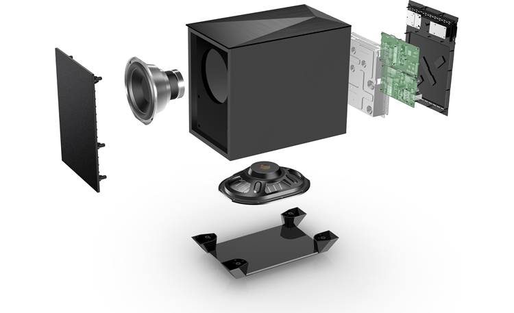 Sony HT-ST7 Exploded view of the subwoofer