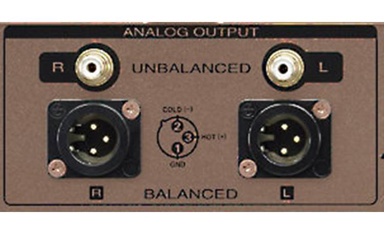 Marantz Reference Series SA-11S3 Analog output jacks, close-up detail