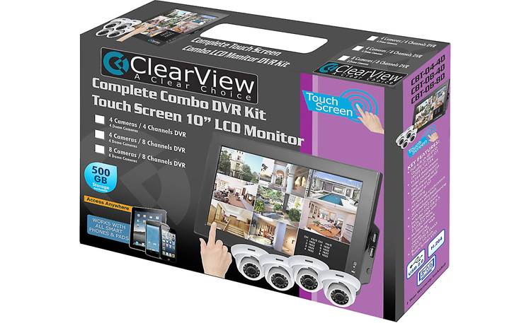 ClearView CBT-08-8D LCD Combo DVR Kit In packaging
