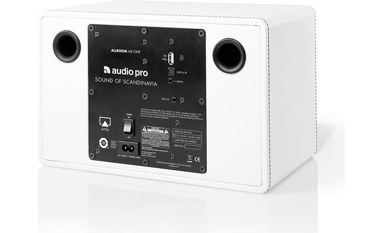 Audio Pro Allroom Air One White - back view
