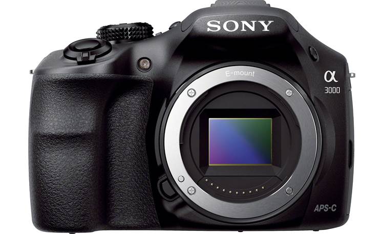Sony Alpha a3000 Kit Front, straight-on, (body only)