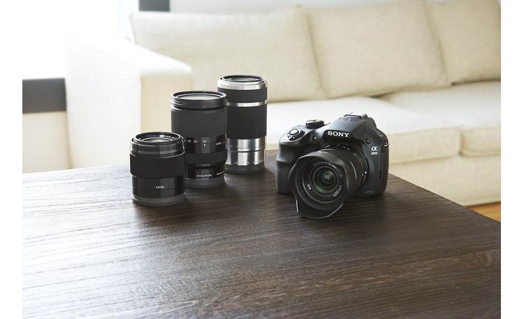Sony Alpha a3000 Kit Compatible with a variety of optional E-Series lenses
