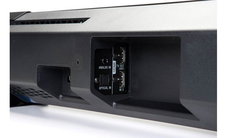 Sony HT-CT660 Close-up of sound bar inputs