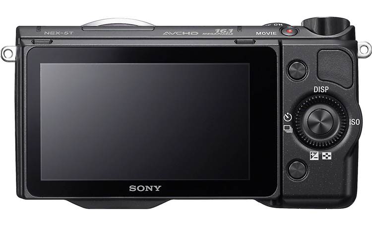 Sony Alpha NEX-5T 3X Zoom Lens Kit Back