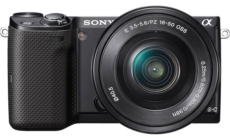 Sony Alpha NEX-5T 3X Zoom Lens Kit Front, straight-on