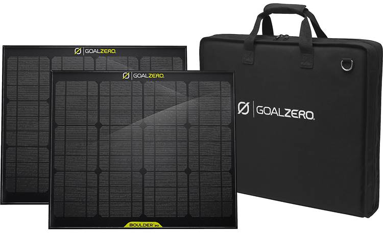 Goal Zero Yeti 1250 Kit Includes two Boulder 30 solar panels and a travel case