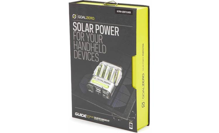 Goal Zero Guide 10 Plus Solar Recharging Kit Kit packaging - front