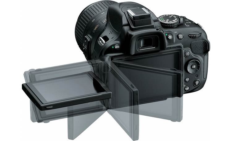 Nikon D5200 Kit Vari-angle display in action