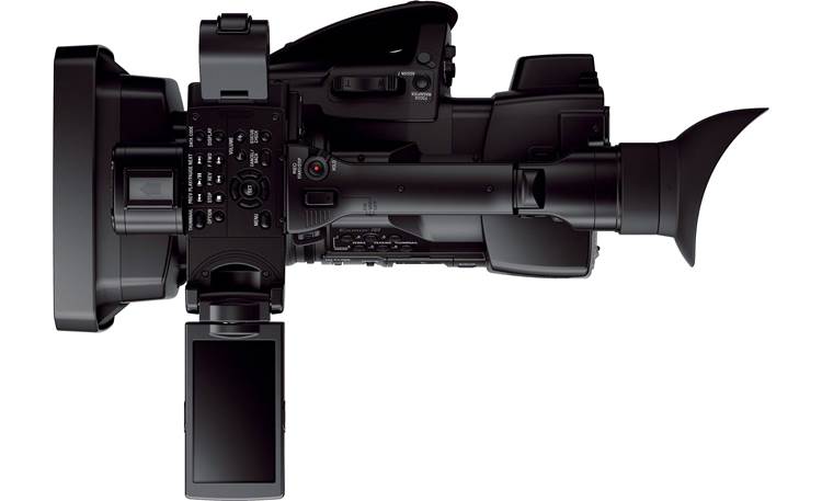 Sony Handycam®  FDR-AX1 Top view, LCD angled upward