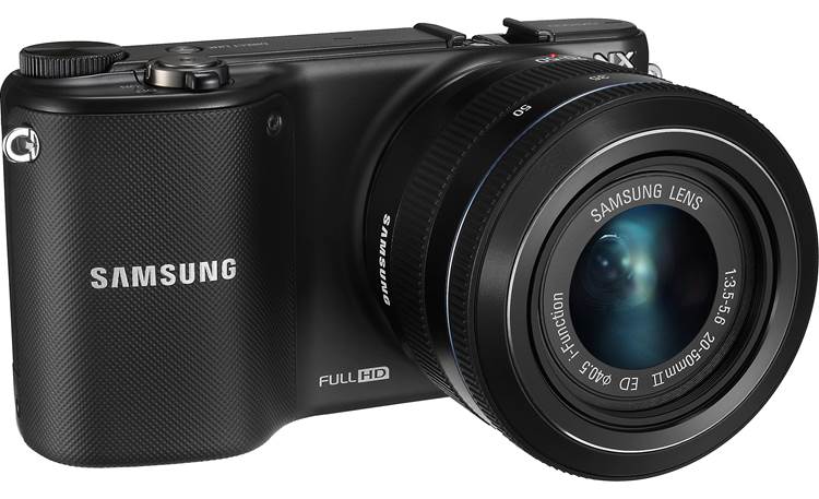 Samsung NX2000 Smart Camera with 2.5X Zoom Lens Kit 3/4 view from left