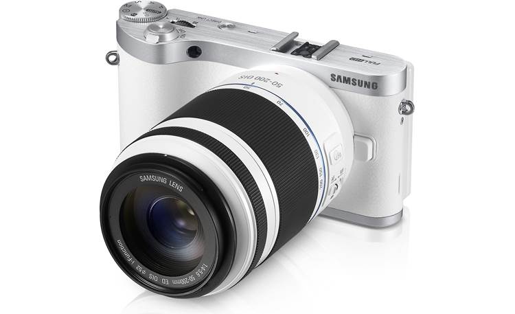 Samsung NX2000 Smart Camera Two Lens Kit Shown with included telephoto zoom attached