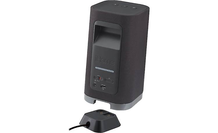 iHome IBT30 Back view with charger