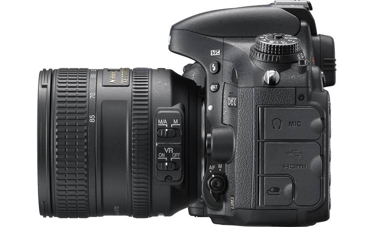 Nikon D610 Two Lens Camera Bundle Left side view
