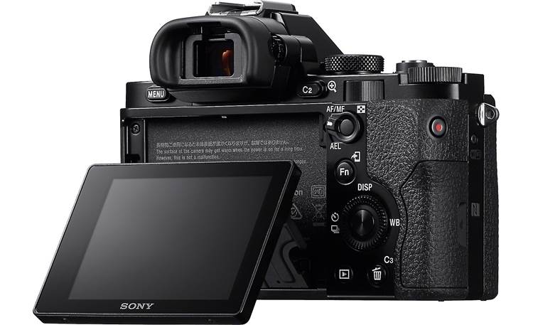 Sony Alpha a7R (no lens included) The rear LCD tilts up and down