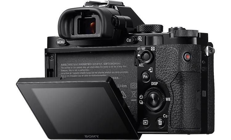 Sony Alpha a7R (no lens included) The rear LCD tilts up and down