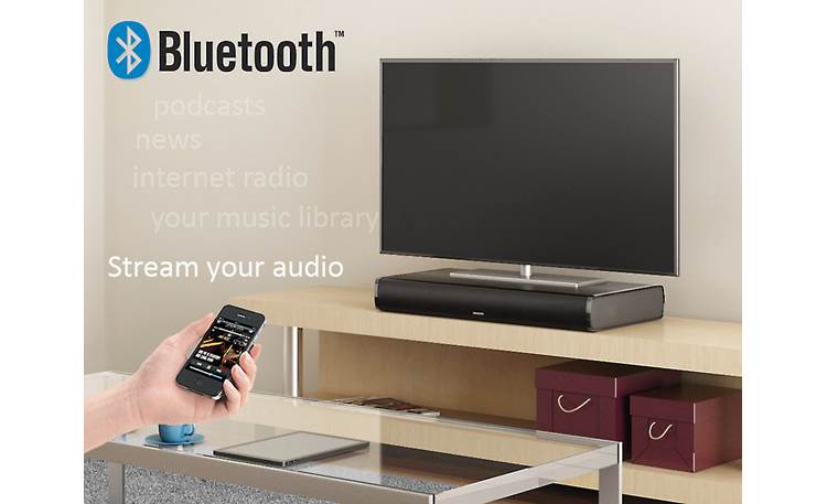 Onkyo LS-T10 Bluetooth compatibility lets you stream music and podcasts from your smartphone