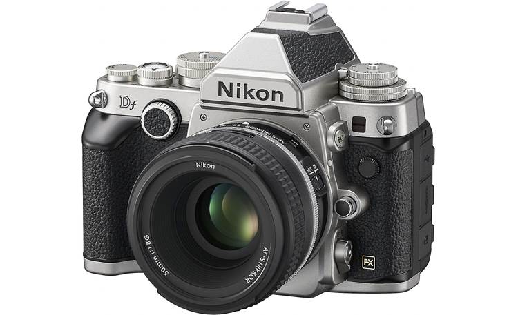 Nikon Df with 50mm f/1.8 lens Front (Silver)