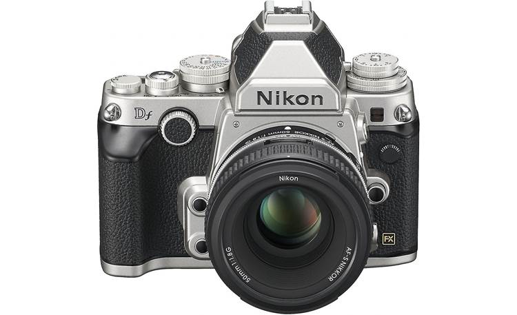 Nikon Df with 50mm f/1.8 lens Front, higher angle
