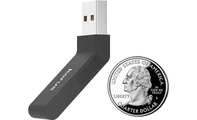 Korus Baton (USB) Shown next to a quarter for scale