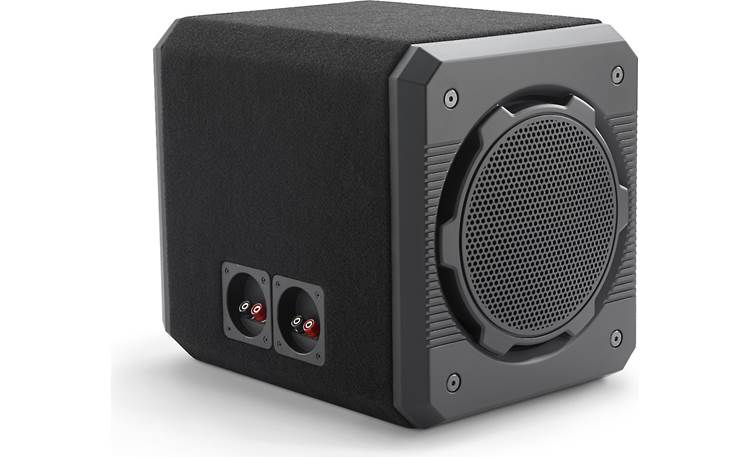 JL Audio CS210G-TW3 Dual 8-ohm binding post speaker terminals are located on one side
