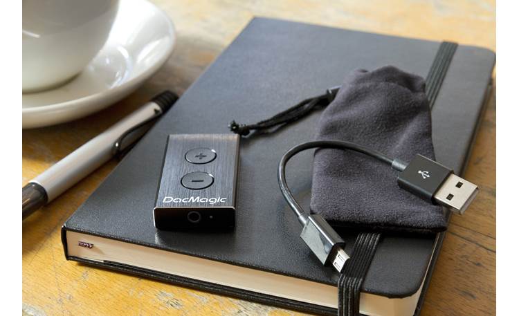 Cambridge Audio DAC Magic XS Shown with included USB cable adapter and carry pouch