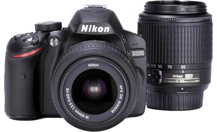 Nikon D3200 Two Lens Kit Front