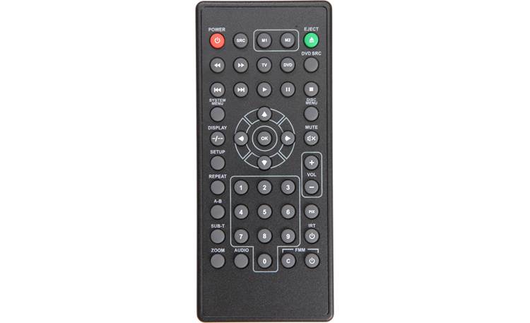 Audiovox VODEXL10 The included remote lets anybody take command