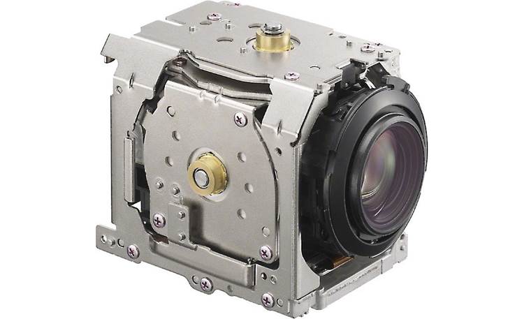 Sony HDR-PJ790V Optical assembly shown to reveal Balanced Optical Steady Shot technology