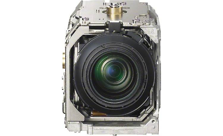 Sony HDR-PJ790V Optical assembly shown to reveal Balanced Optical Steady Shot technology