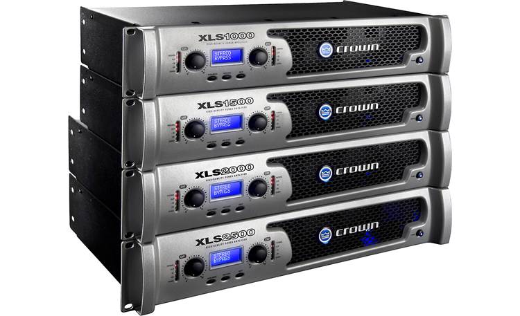 Crown XLS 1500 All four models of DriveCore XLS Series amps.
