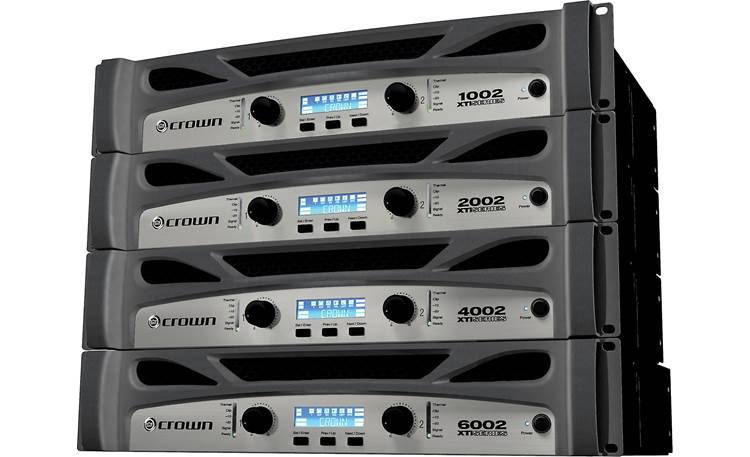 Crown XTi 4002 All four models of Crown XTi Series 2 amplifiers.