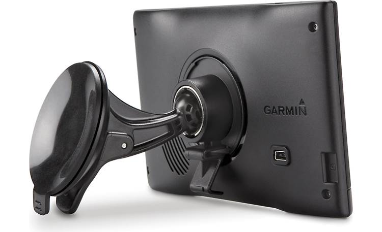 Garmin nüvi® 55 The mount keeps the nuvi firmly secured to your windshield, with maximum freedom to make adjustments.