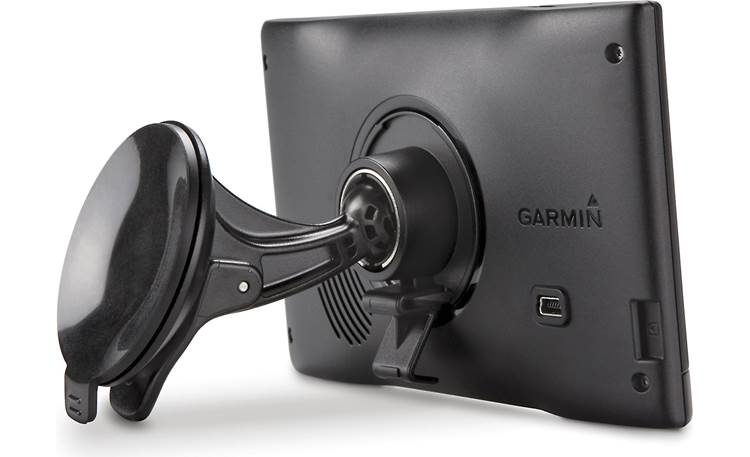 Garmin nüvi® 65LM The mount keeps the nuvi firmly secured to your windshield, with maximum freedom to make adjustments.