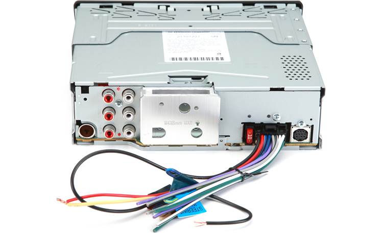 Kenwood Excelon KDC-X397 Rear panel with included harness attached