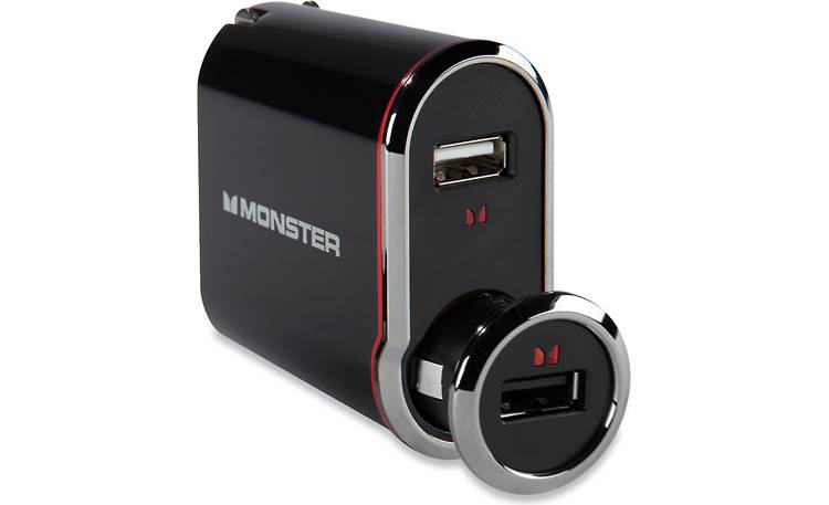 Monster Mobile® Outlets to Go Cigarette lighter adapter is removable