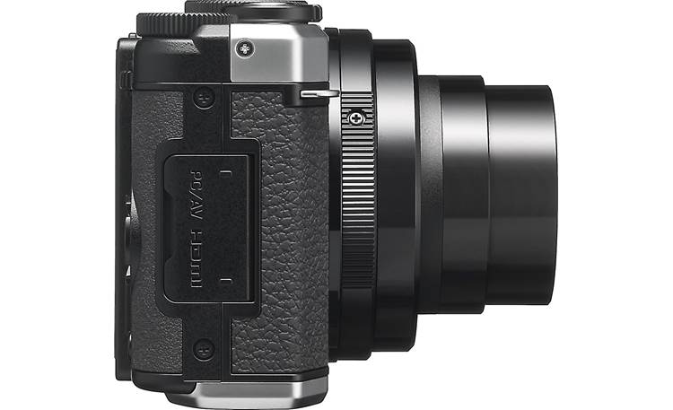 Pentax MX-1 Side view with zoom lens extended