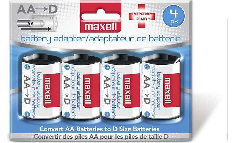 Maxell MBS-D Adapter 4-pack Front