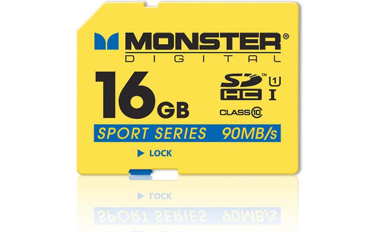 Monster Digital SDHC Memory Card Front (16GB)