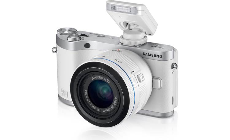 Samsung NX300 Shown with included SEF8A Flash unit