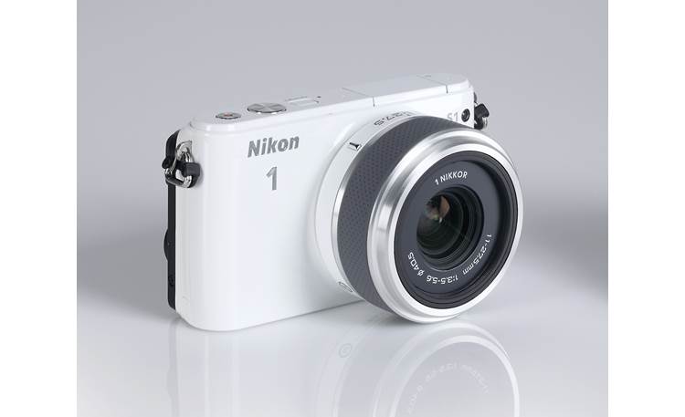 Nikon 1 S1 with Low-profile 2.5X Zoom Lens Left 3/4 view