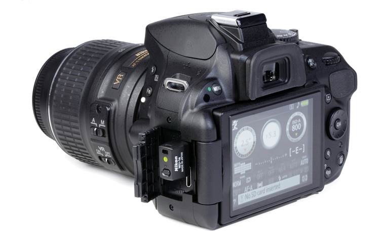 Nikon WU-1a Shown with D5200 kit, not included
