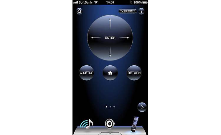 Onkyo TX-NR535 Onkyo's remote app for Apple and Android